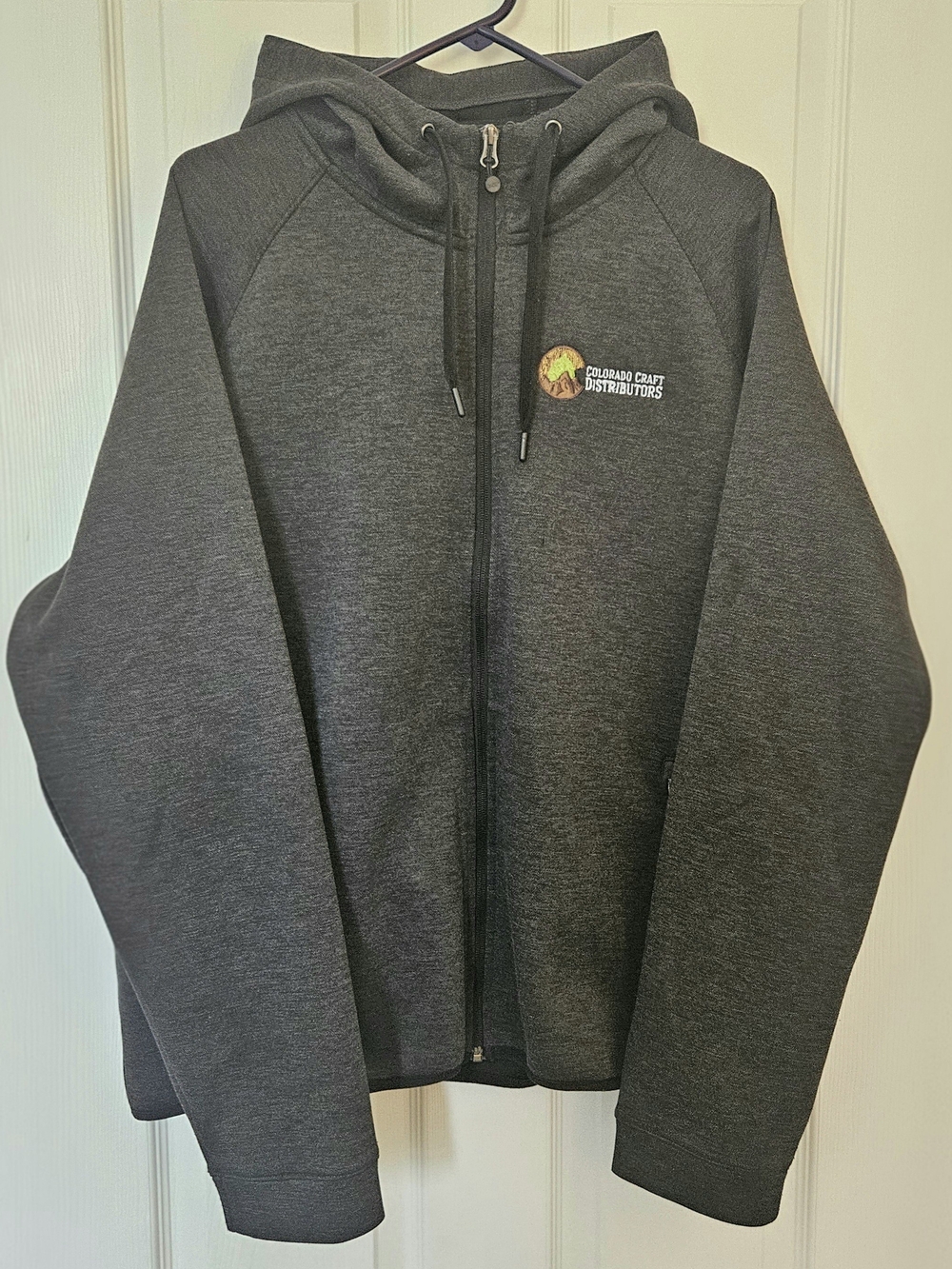 32 Degree Heat Colorado Craft Distributors Charcoal Hooded Full-Zip Jacket